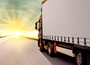 Truck at Sunset